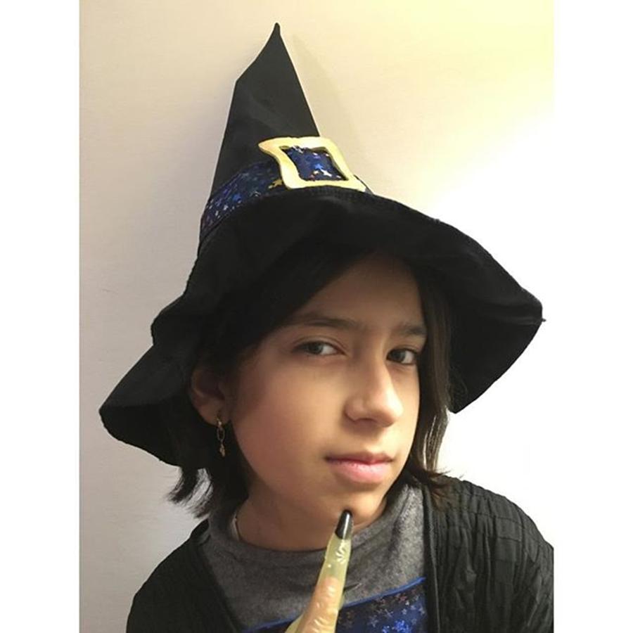 Halloween Photograph - Young Witch Portrait by Adriano La Naia