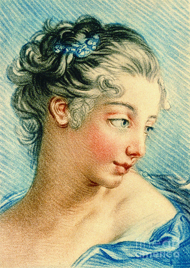Young Woman 1760 Photograph by Padre Art