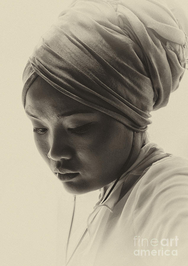 Young woman in turban Photograph by Sheila Smart Fine Art Photography Young woman in turban Photograph by Sheila Smart Fine Art Photography