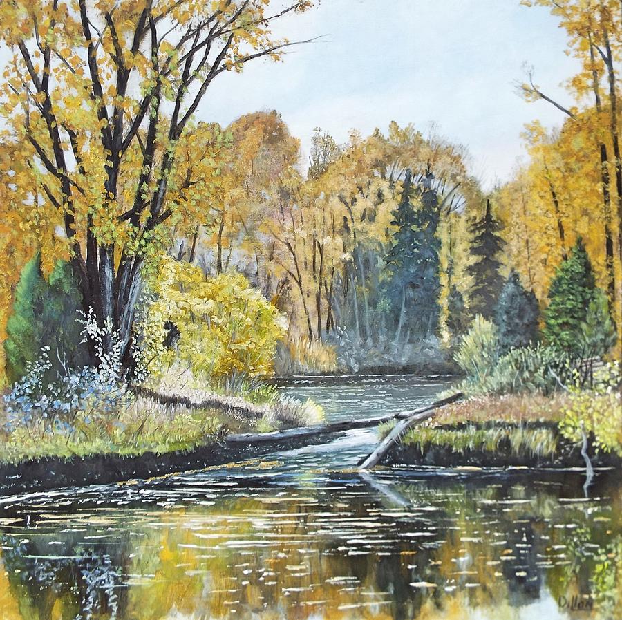 Youngs lake Painting by Michael Dillon