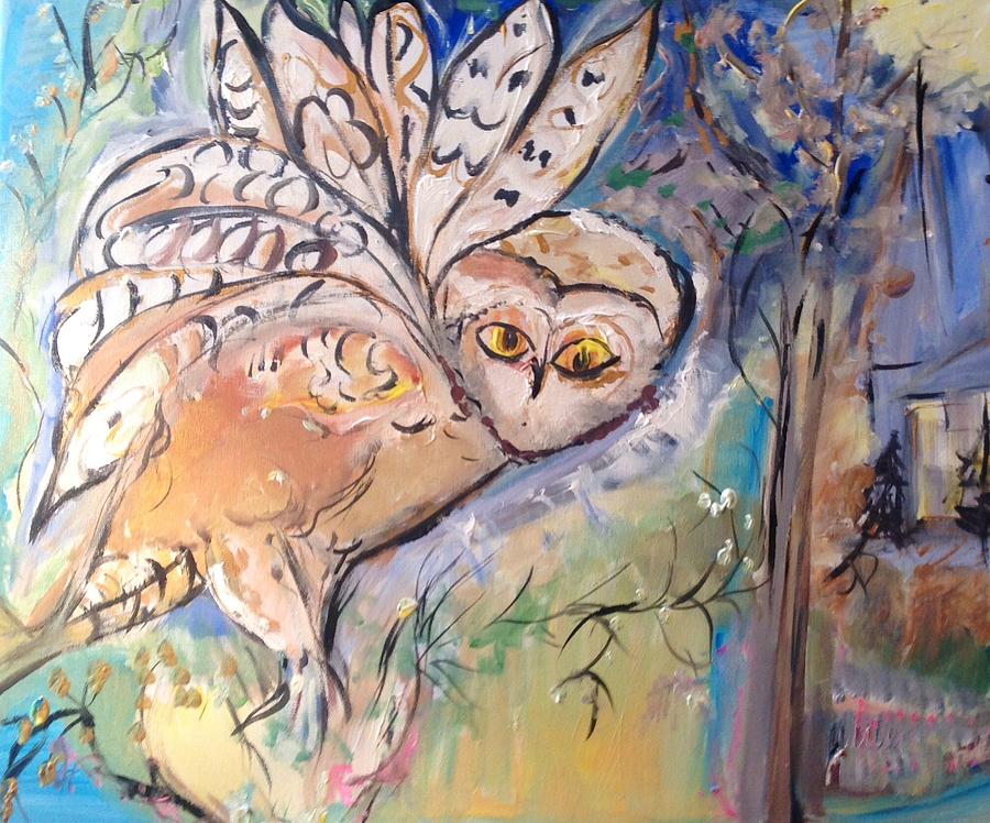 Your a hoot  Painting by Judith Desrosiers
