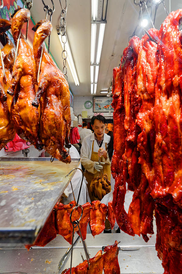 Your Goose is Cooked -- Chinese Restaurant Kitchen in San Franciscos Chinatown, California Photograph by Darin Volpe