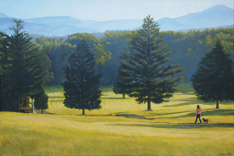 Mountains Painting - Your Sunshine Is Fairest by Suzanne Shelden Mountains Painting - Your Sunshine Is Fairest by Suzanne Shelden
