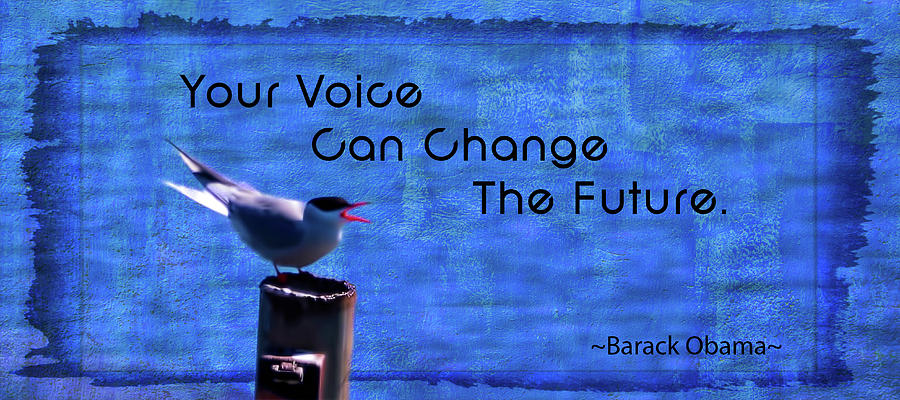 Your Voice Can Change The Future Photograph by Leslie Montgomery