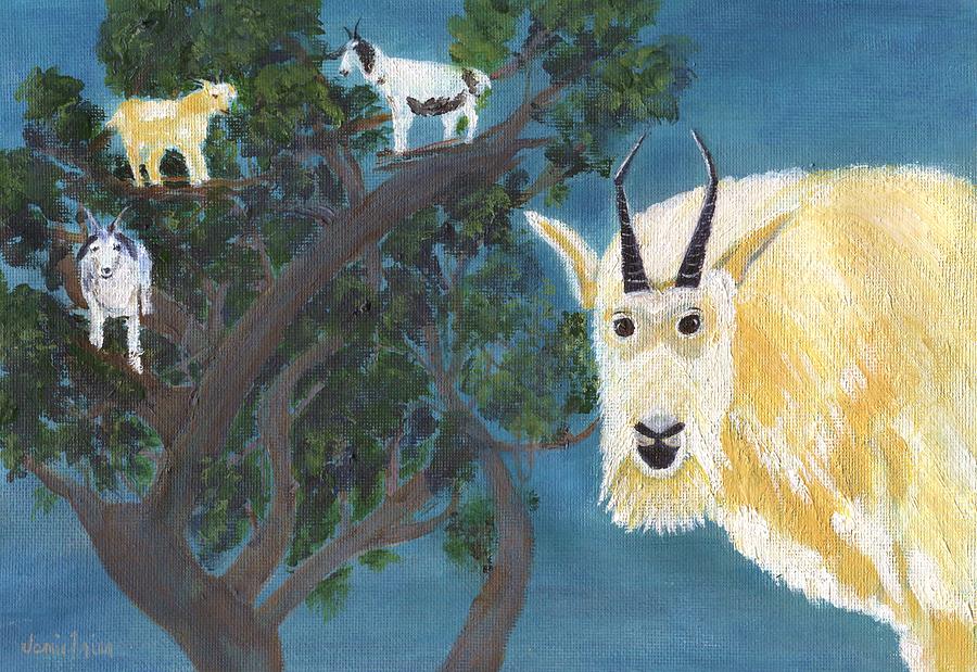 Youve Goat to be Kidding Painting by Jamie Frier