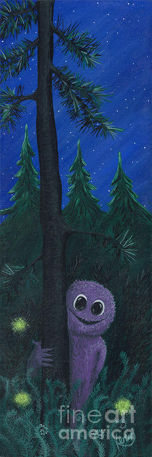 Tree Painting - Yowie by Kerri Sewolt