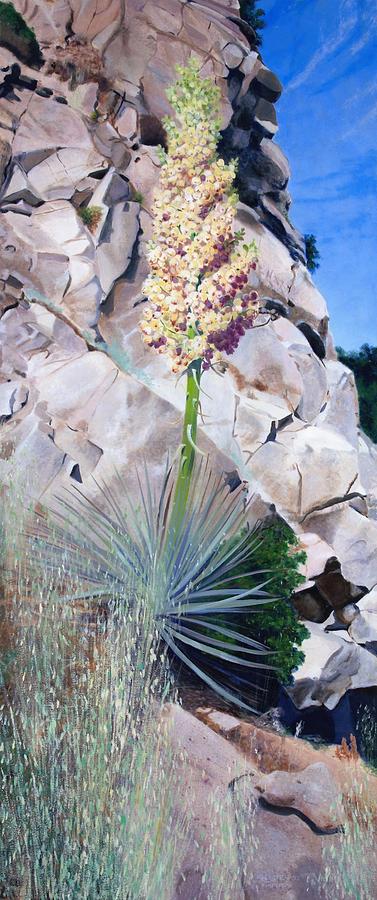 Yucca Grandiflora  Painting by Karen Faire
