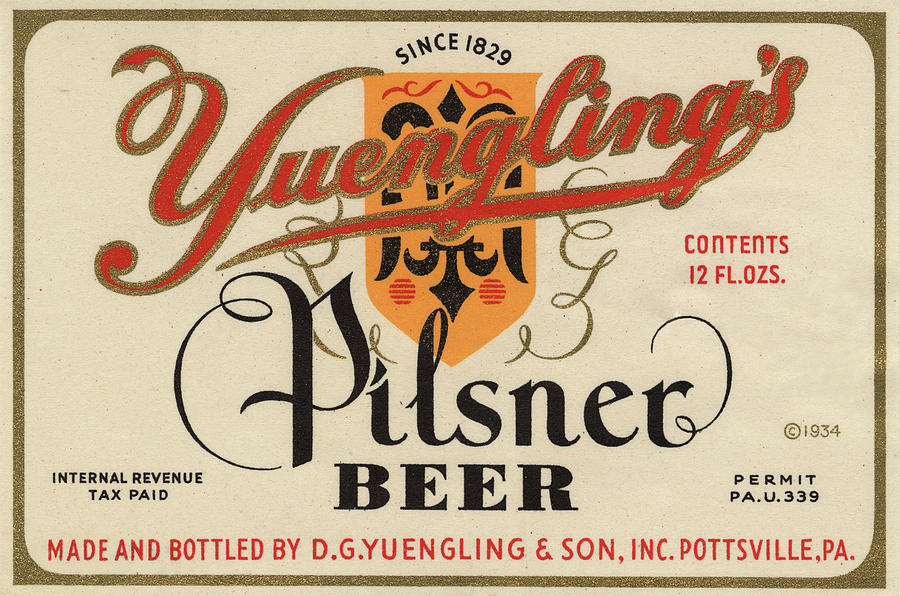 Yuenglings Pilsner Digital Art by Vintage Pix