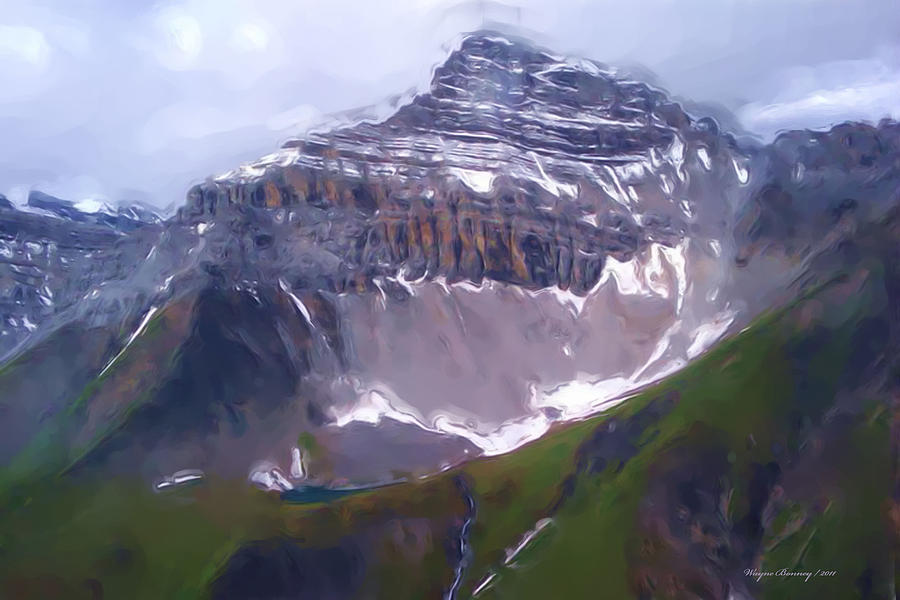 Landscape Painting - Yukon NWT 1 by Wayne Bonney