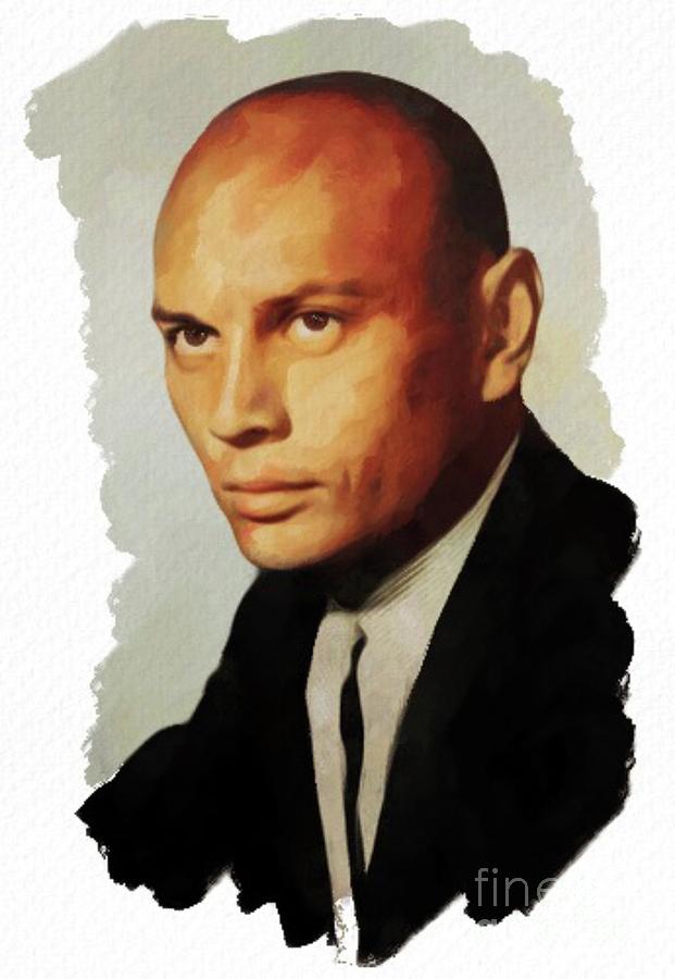 Yul Brynner, Actor Painting