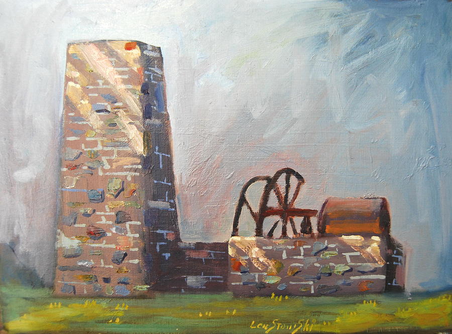 Yulee Sugar Mill Ruins Painting by Len Stomski