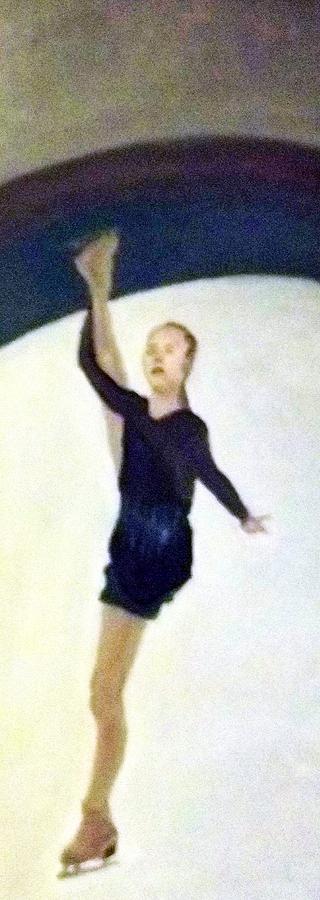 Yulia Lipnitskaya, Figure Skater Painting by Peter Gartner