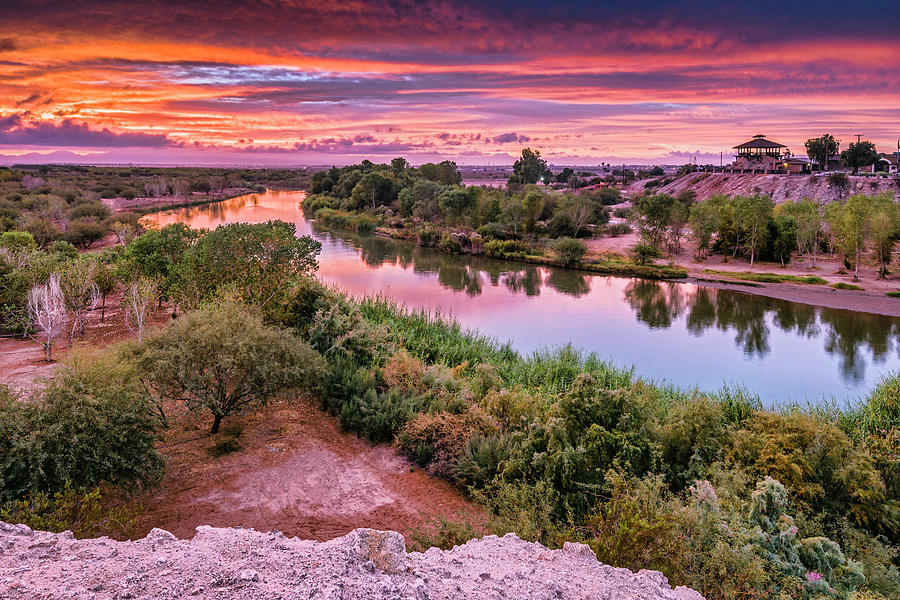 Yuma Scenic Overlook Sunrise Photograph by Dale Balmer - Pixels