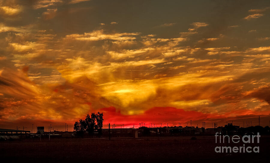 Sunset Photograph - Yuma Sunset by Robert Bales