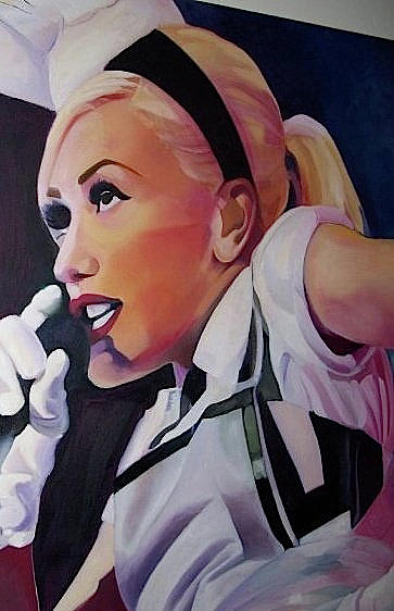 Gwen Stefani Painting - Yummy by Brigitte ODowd