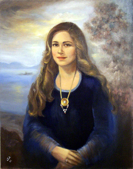 Yusra Painting by Lamis Dachwali