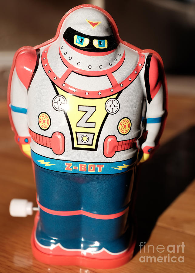 Z-Bot Robot Toy Photograph by Edward Fielding