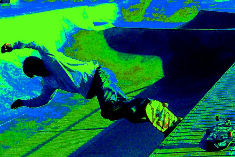 Skateboarding Painting - Z Dayz by Douglas Kriezel