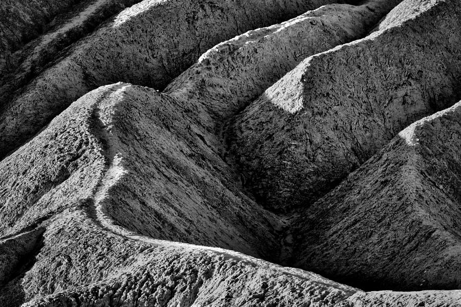 Mountain Photograph - Zabriskie Point Badlands - Death Valley by Stuart Litoff