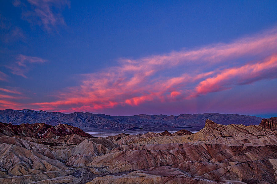 Mountain Photograph - Zabriskie Point Dawn - Death Valley by Stuart Litoff