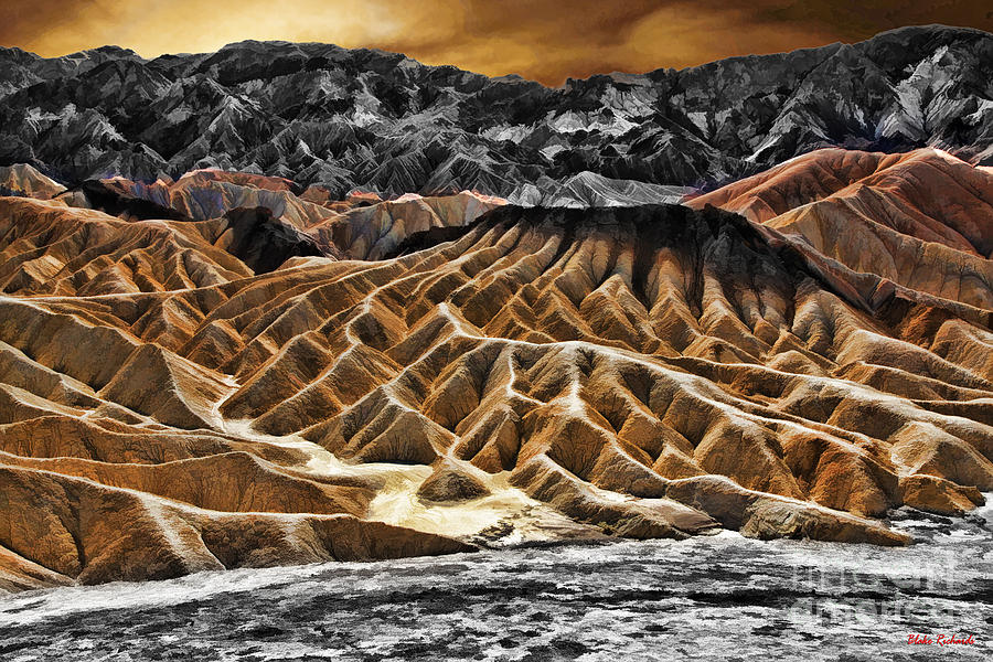 Zabriskie Point Death Valley Photograph by Blake Richards