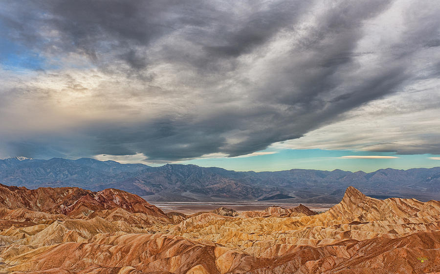 Zabriskie Point - Death Valley Photograph by Steve Ellison