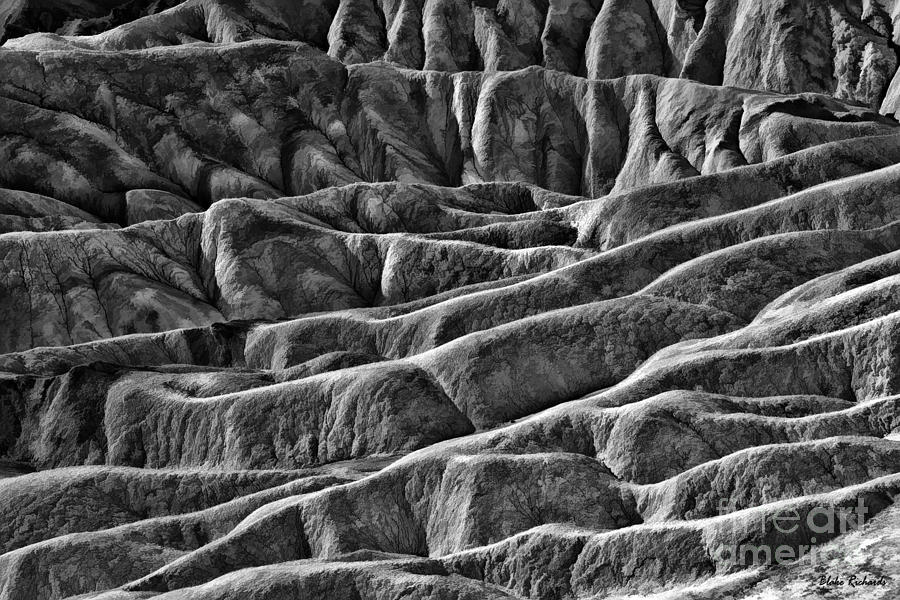 Zabriskie Point Designs Death Valley Photograph by Blake Richards