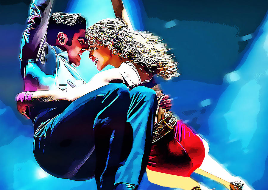 Zac and Zendaya The Greatest Showman Mixed Media by Marvin Blaine