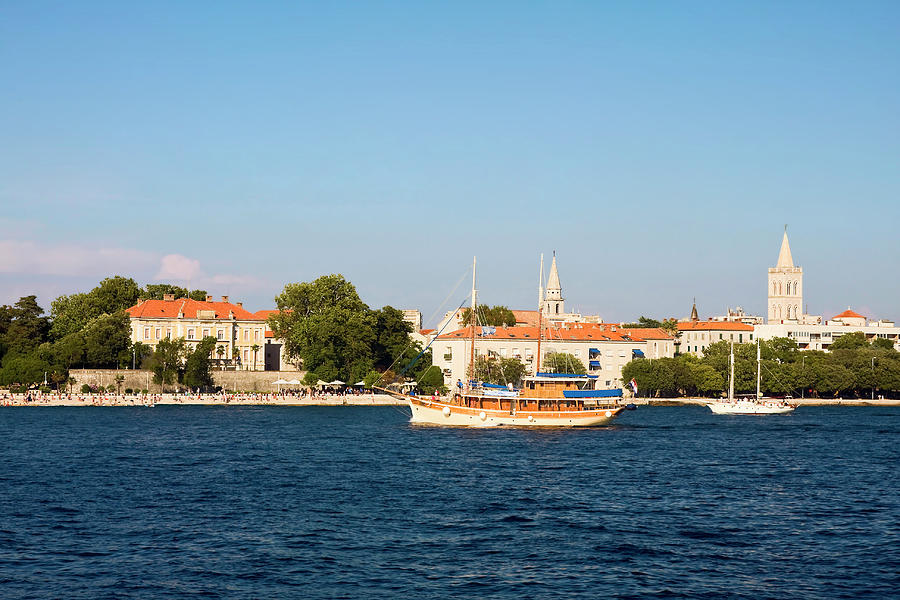 Zadar Waterfront Photograph by Sally Weigand