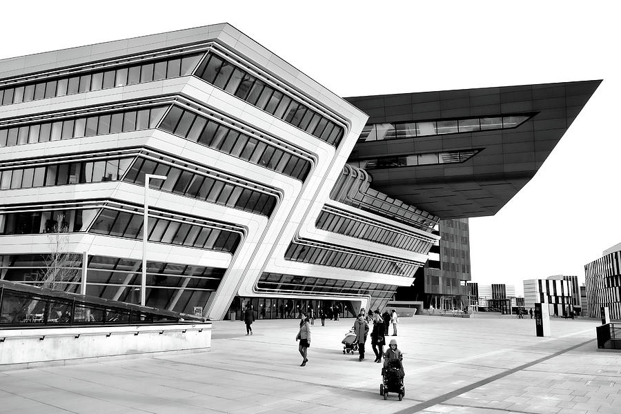 Zaha Hadid Library Center WU Campus Vienna Photograph by Menega Sabidussi