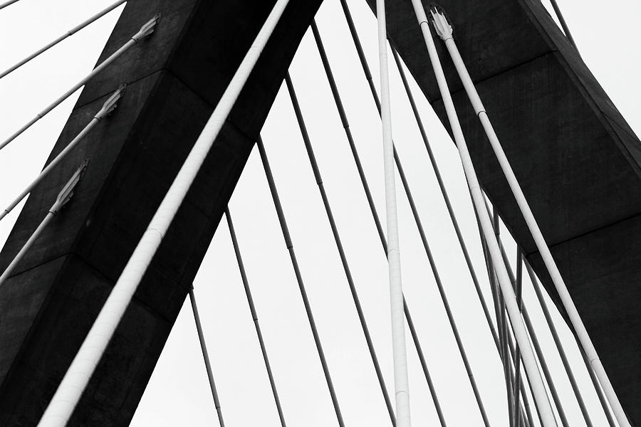 Zakim 5 High Contrast Photograph by Mary Bedy