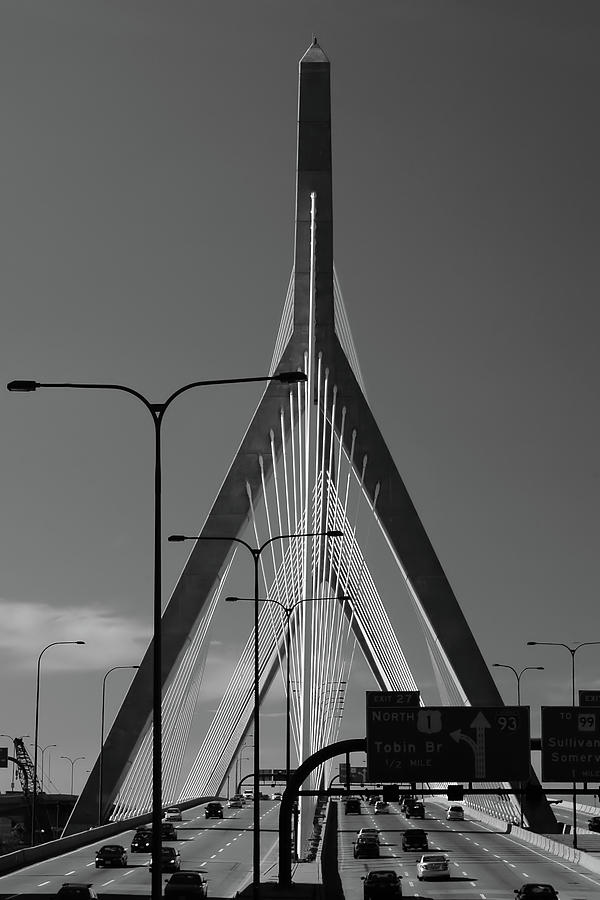 Zakim Bridge 2 - Boston Photograph by Joann Vitali