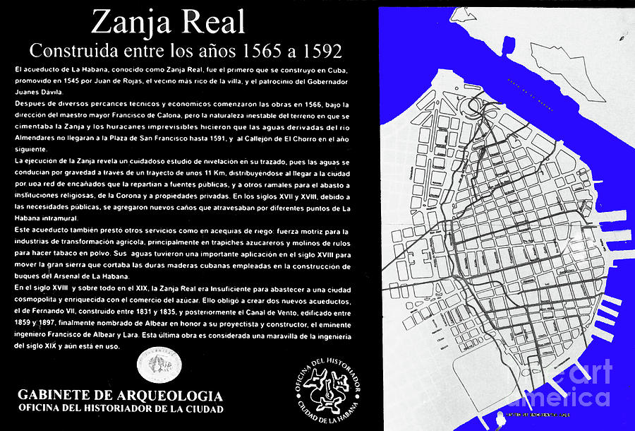 Zanja Real Map Digital Art by Francesca Mackenney