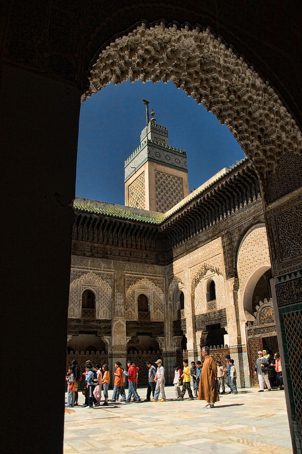 City Photograph - Zaouia el Tijaniya mosque in Fes Morroco by David Smith