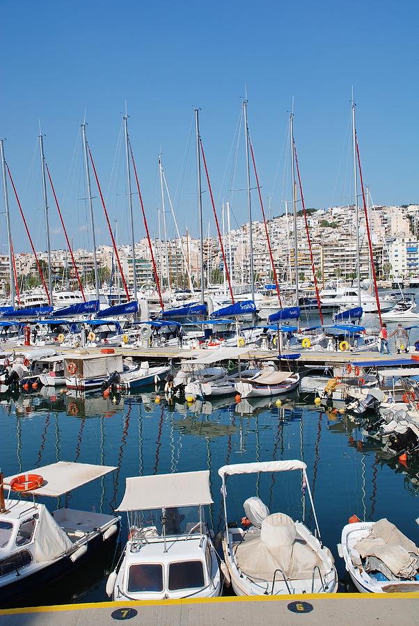 Zea Marina in Athens Photograph by David Fowler