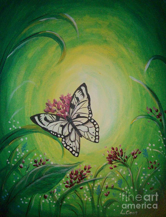 Zebra Butterfly Painting By Lynda Coon - Fine Art America