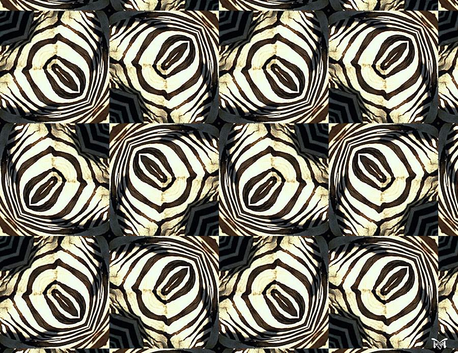 Zebra III Digital Art by Maria Watt