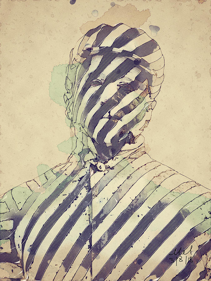 Zebra man? Digital Art by Mel Beasley