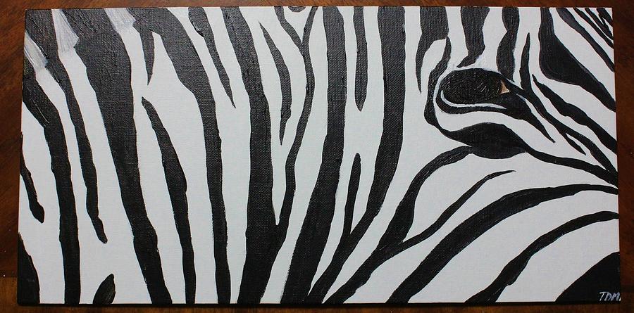 Zebra Pattern  Painting by Mesa Teresita