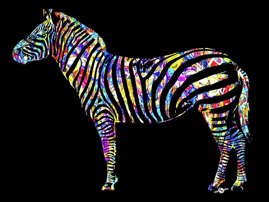 Zebra Study 1 Painting by Tony Rubino