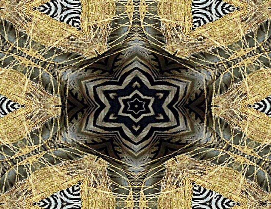 Zebra VI Digital Art by Maria Watt
