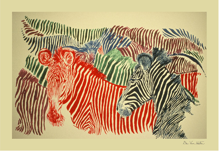 Zebras Of A Different Color by Dee Van Houten Zebras Of A Different Color by Dee Van Houten