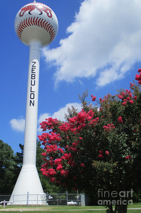Zebulon Water Tower 2 Photograph by Randall Weidner