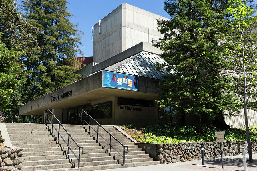 Zellerbach Playhouse at University of California Berkeley DSC6306 Photograph by Wingsdomain Art and Photography