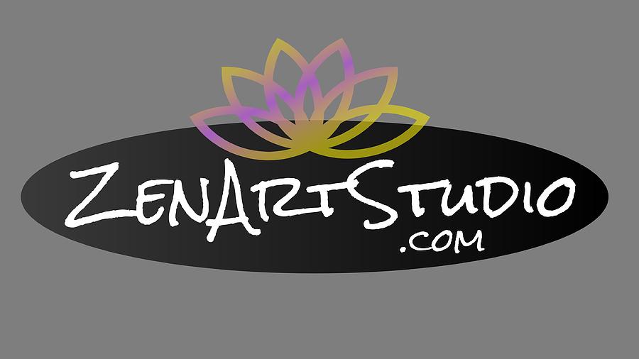 Zen Art Studio Logo Digital Art by Julie Niemela