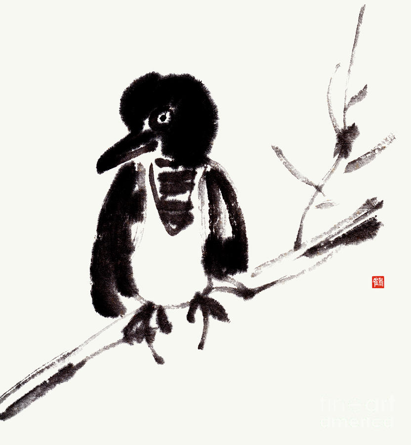 Zen Bird - What s Up? Painting