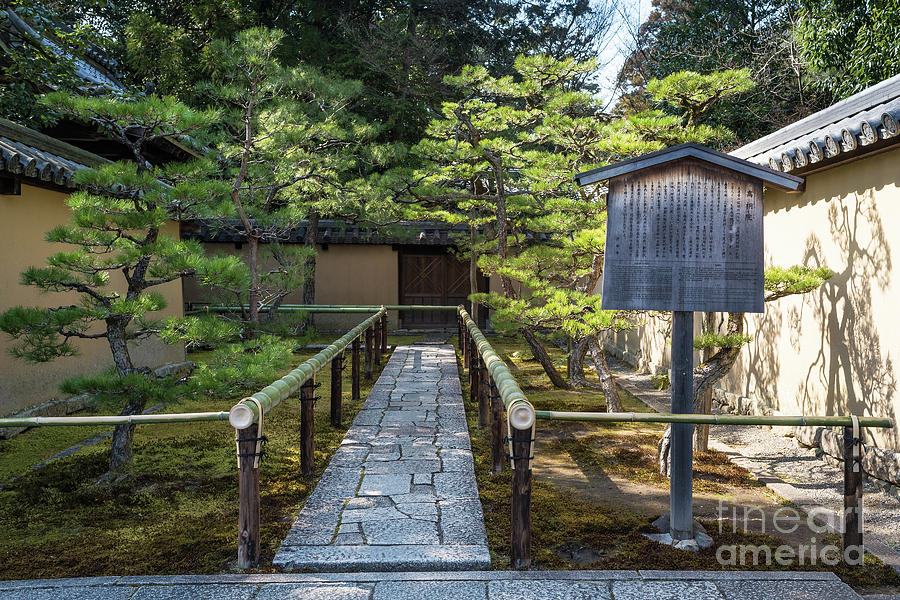 Zen Garden, Kyoto Japan Photograph by Perry Rodriguez