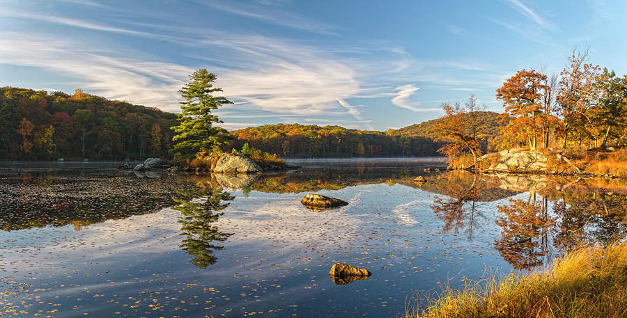  Zen Morning At Little Long Pond Photograph by Angelo Marcialis
