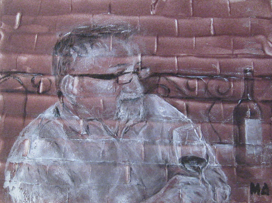 Zenari Brickwall Painting by Madeleine Arnett