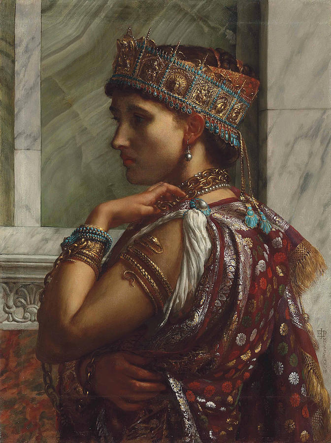 Zenobia Captive  Painting by Edward John Poynter